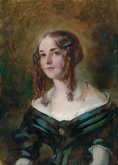 Girl in a Green Dress by William Etty