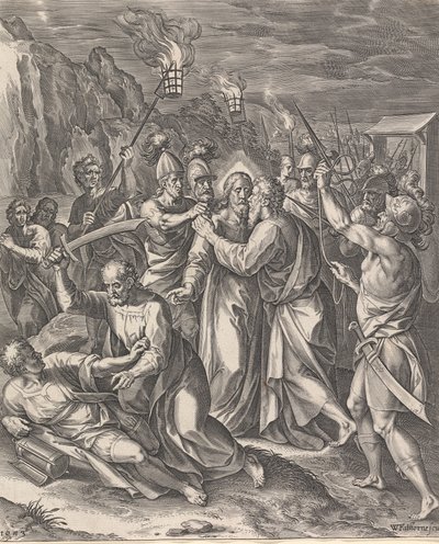 The Betrayal of Christ by William Faithorne