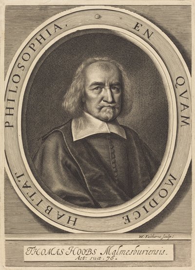 Thomas Hobbes by William Faithorne