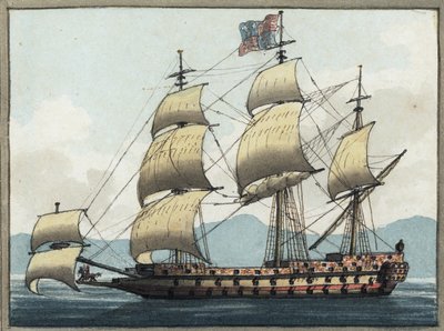 The Royal Sovereign of Charles II Time by William Ffarington