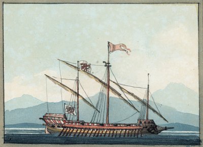 Venetian Galley by William Ffarington