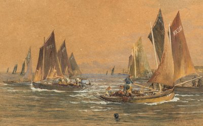 Fishing Boats by William Fleming Vallance