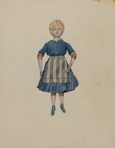 Pewter Doll by William Frank