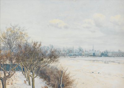 Winter in the Ouse Valley, 1891 by William Fraser Garden
