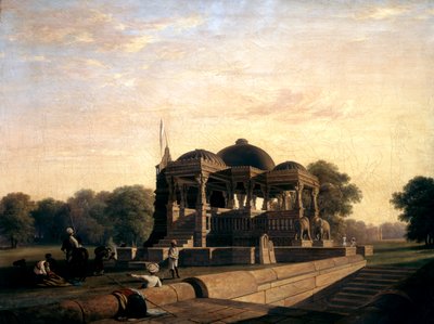 Ancient Temple at Hulwud, 1826 by William Frederick Witherington