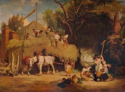 Stacking Hay by William Frederick Witherington