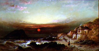 The Mewstone Rock from Wembury by William Gibbons