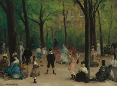 Luxembourg Garden by William Glackens