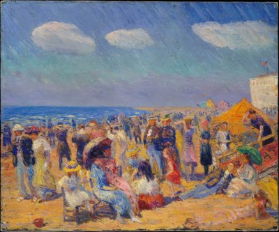 Crowd on the Coast by William Glackens