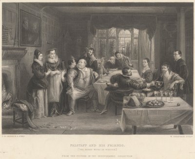 Falstaff and his Friends by William Greatbach