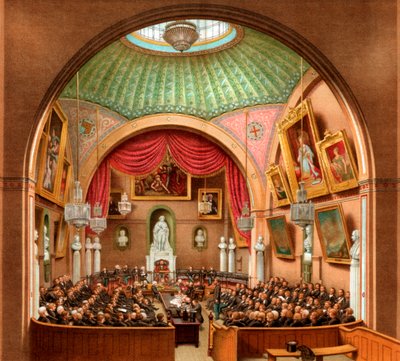 Council Chamber, Guildhall, City of London, 1886 by William Griggs