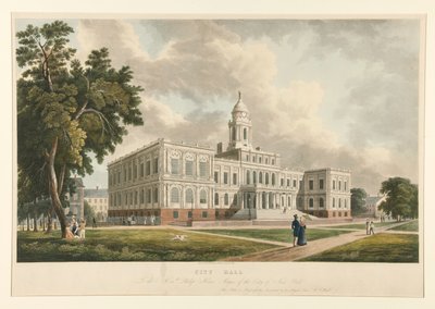 City Hall, NY by William Guy Wall
