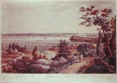 New York from Weehawk by William Guy Wall