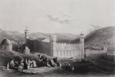 Hebron, The Haram by William H. Bartlett