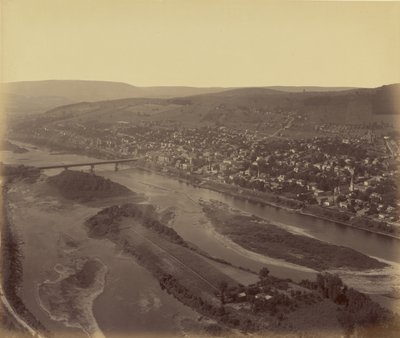 Aerial View of a Town by William H. Rau