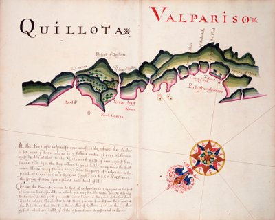 Quillota and Valpariso, South American Pacific Coast by William Hack