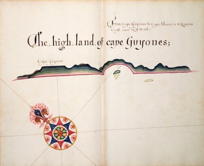 The High Land of Cape Guyones by William Hack