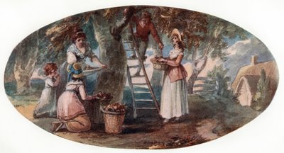 Gathering Fruit, late 18th century by William Hamilton