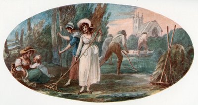 Haymaking by William Hamilton