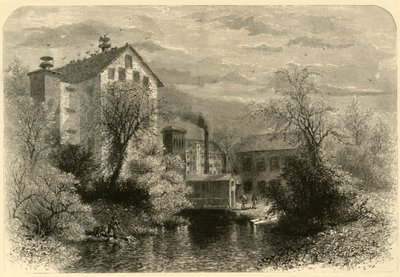 Mills on Blackstone River by William Hamilton Gibson