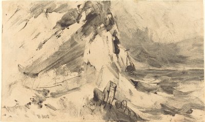 Shipwreck in Storm by William Hart