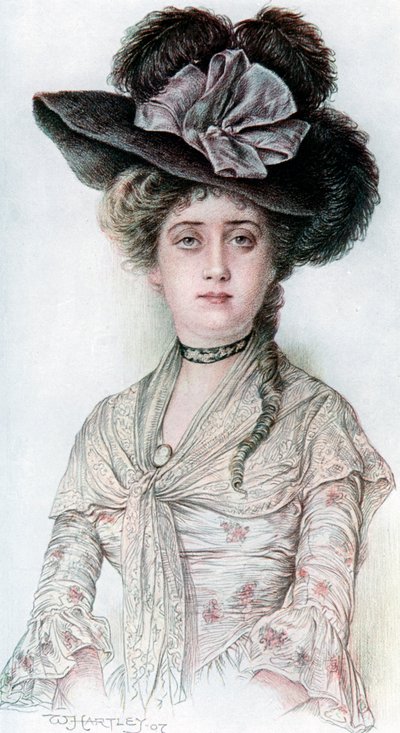 Nell, 1908-1909 by William Hartley Waddington