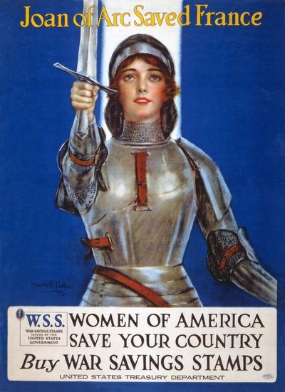 Joan of Arc Saved France, 1918 by William Haskell Coffin