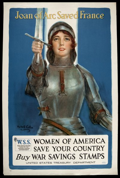 Joan of Arc Saved France, c.1918 by William Haskell Coffin