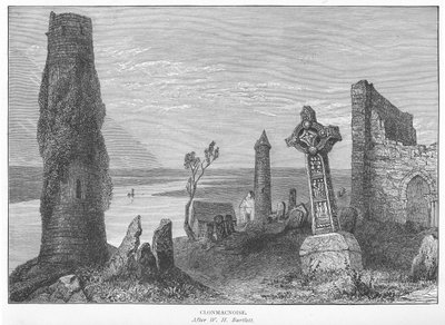 Clonmacnoise by William Henry Bartlett