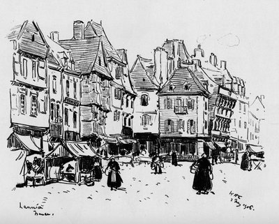 Lannion, 1907 by William Henry Charlton