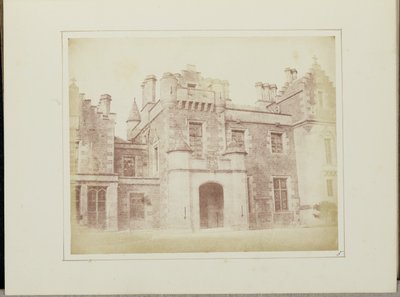 Hall Door, Abbotsford by William Henry Fox Talbot