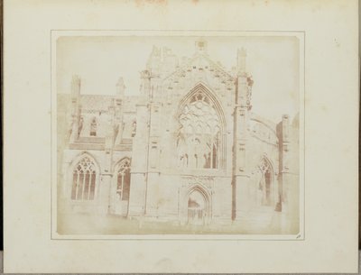 Melrose Abbey by William Henry Fox Talbot