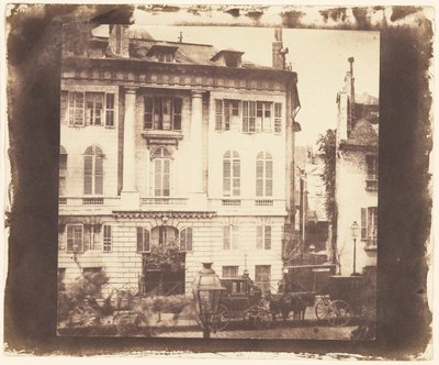 Parisian Townhouses in Paris by William Henry Fox Talbot