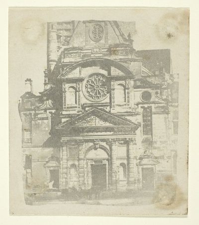 St. Etienne du Mont, Facade by William Henry Fox Talbot