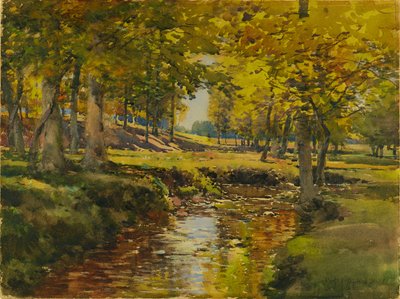 Autumn in the Meadow Edge by William Henry Holmes