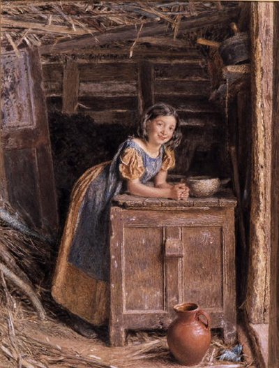 A Rustic Beauty by William Henry Hunt