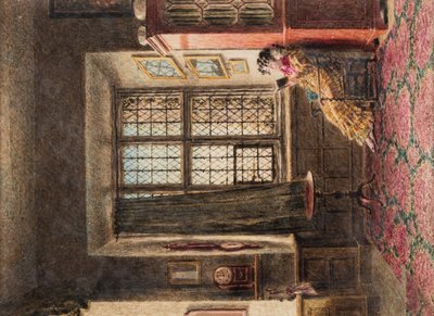 An Interior (Hardwick Hall) by William Henry Hunt