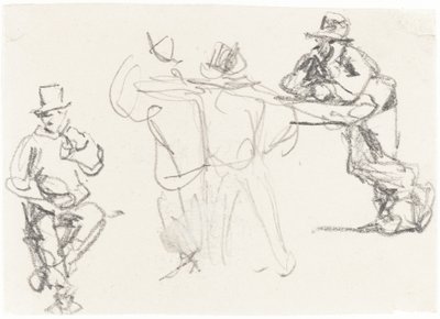 Studies of a Male Figure by William Henry Hunt