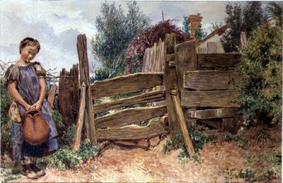 The Broken Pitcher by William Henry Hunt