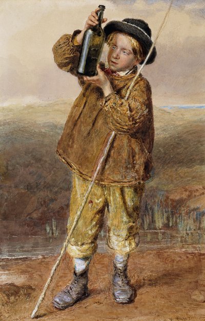 The Young Angler by William Henry Hunt