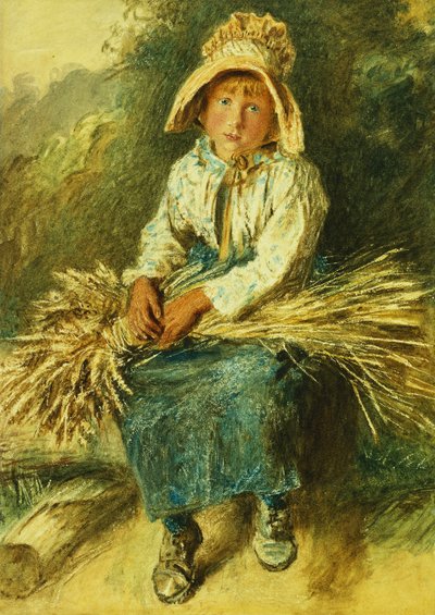 The Young Gleaner by William Henry Hunt