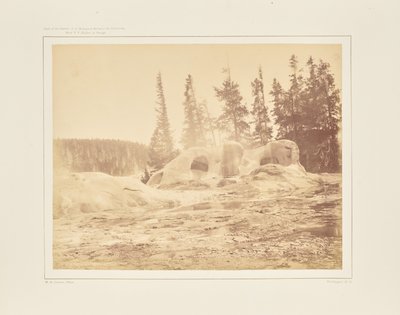 Crater of the Grotto Geyser by William Henry Jackson