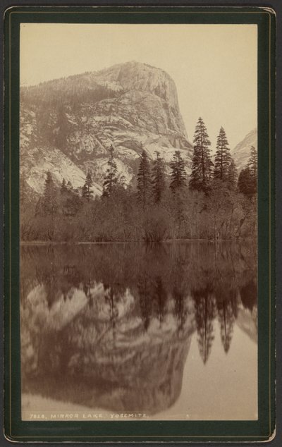 Mirror Lake, Yosemite by William Henry Jackson