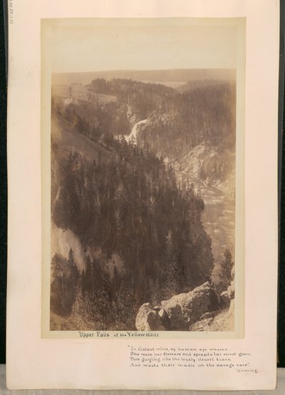 Upper Falls of the Yellowstone by William Henry Jackson