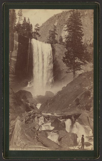 Vernal Falls, Yosemite by William Henry Jackson
