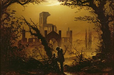 Kirkstall Abbey, Yorkshire (1877) by William Henry James Boot