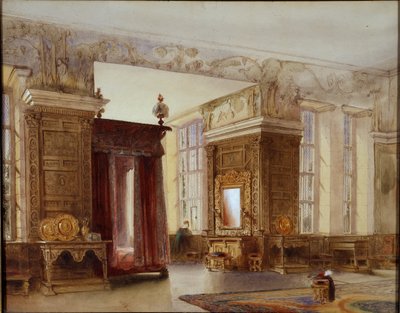 The Presence Chamber at Hardwick by William Henry Lake Price