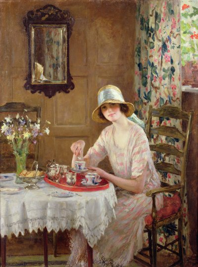Afternoon Tea by William Henry Margetson