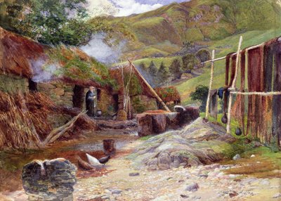 Drying Nets by William Henry Millais