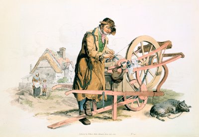 Knife Grinder, 1808 by William Henry Pyne